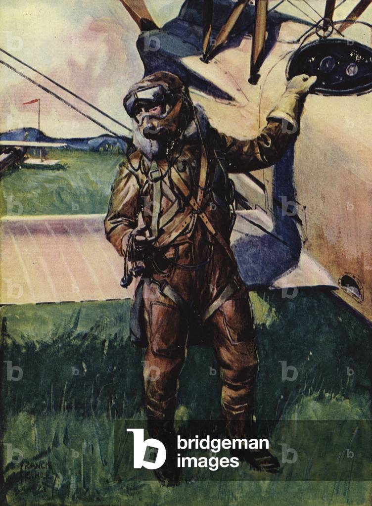 Ready for a high altitude flight (colour litho)