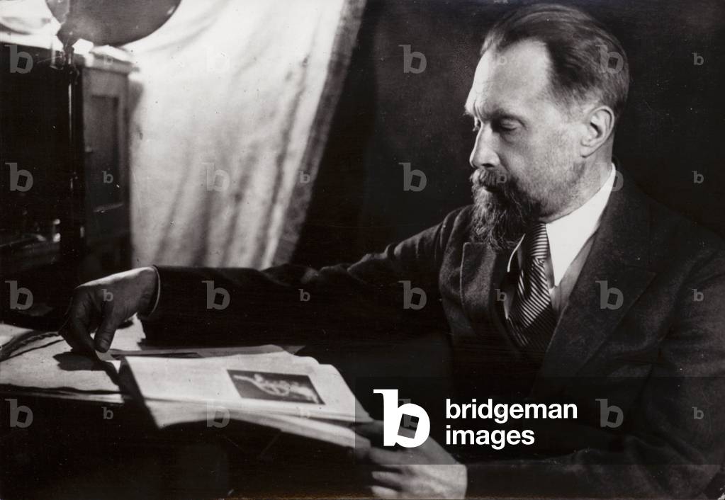 Composer Nikolai Myaskovsky (b/w photo)