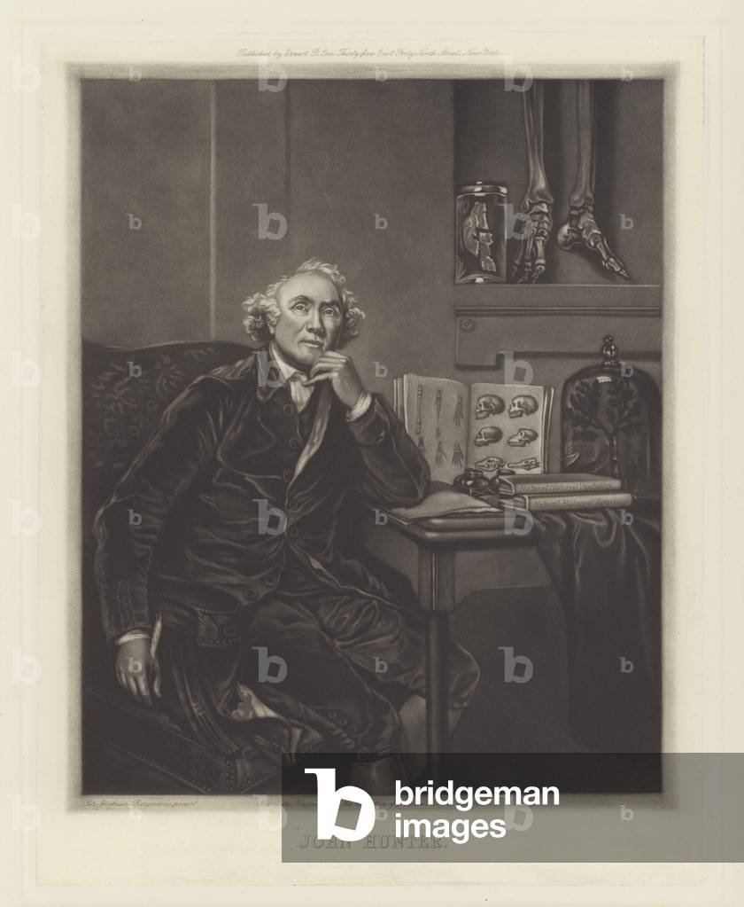 John Hunter, Scottish surgeon (litho)