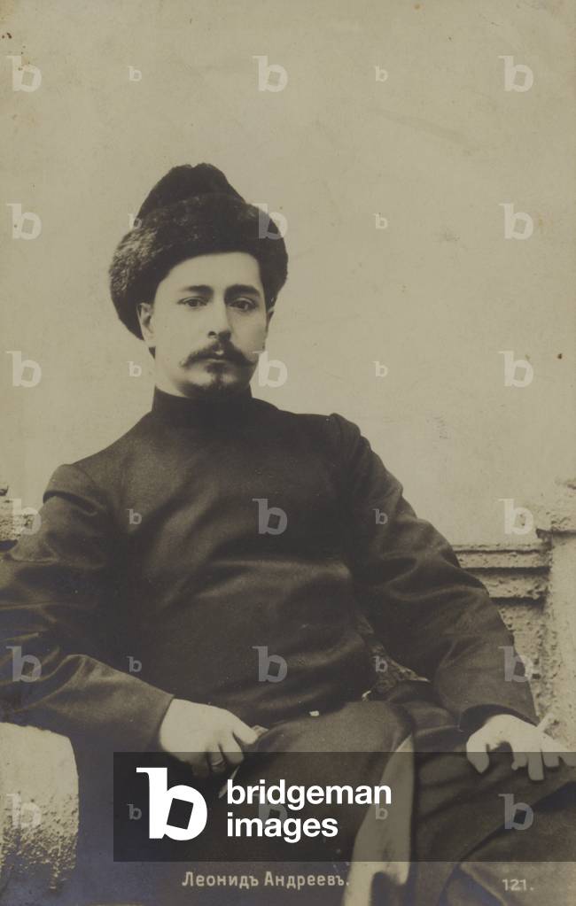 Leonid Andreyev, Russian playwright, novelist and short story writer (b/w photo)