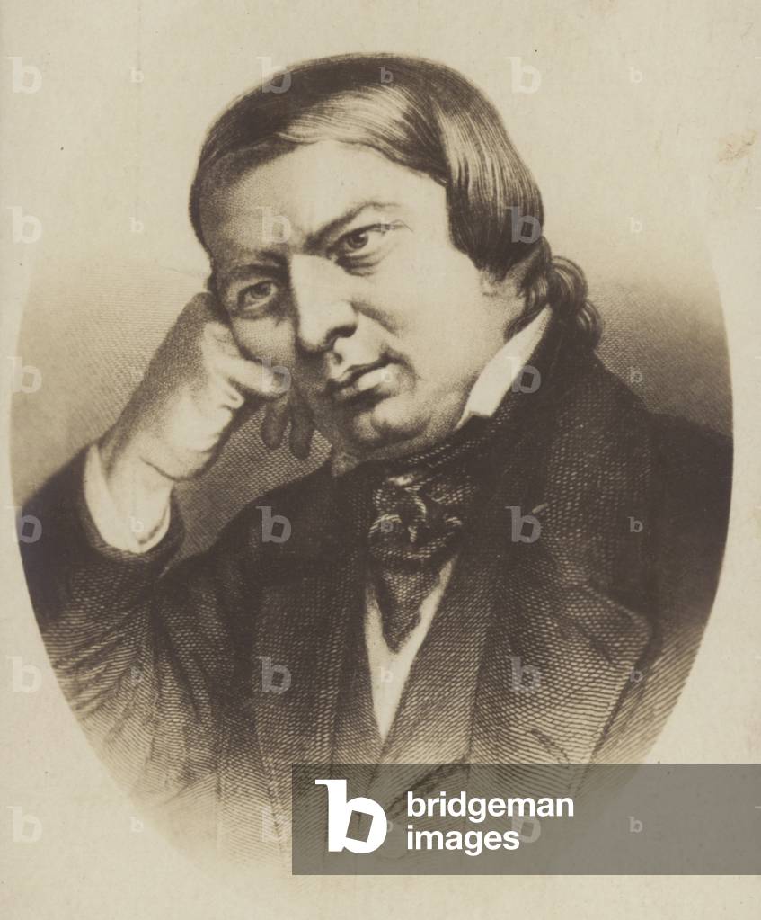 Portrait of Robert Schumann (engraving)