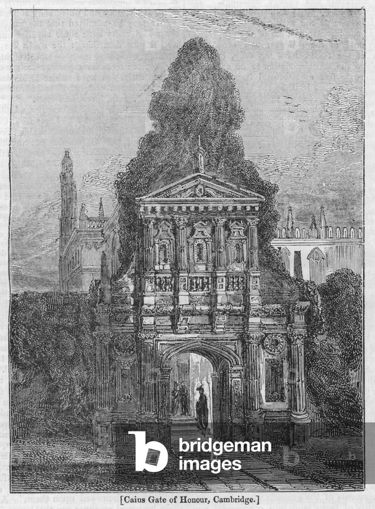 Caius Gate of Honour, Cambridge (engraving)