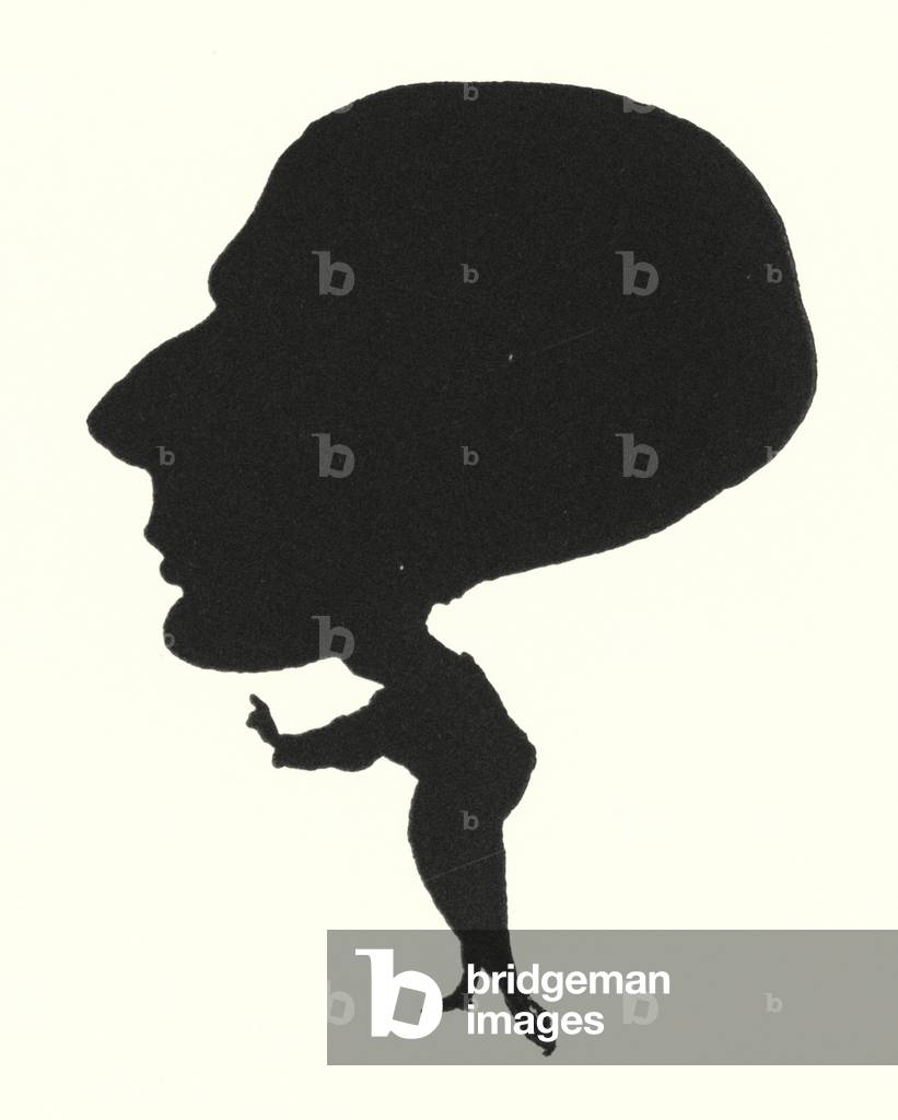 Silhouette of Aubrey Beardsley 1901 (engraving)