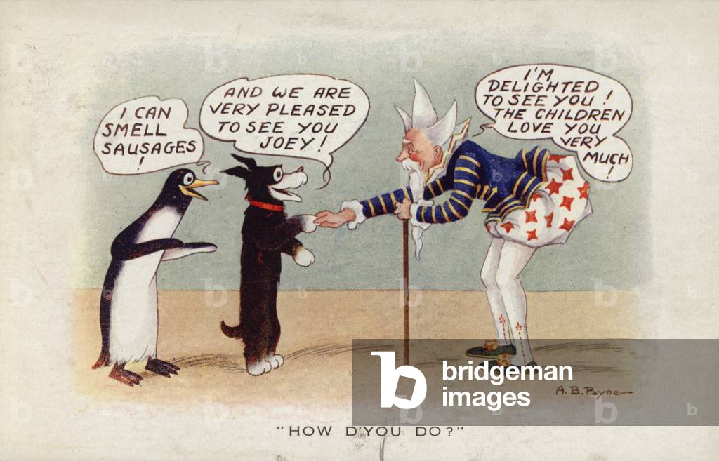 How D'You Do? - Pip, Squeak and Wilfred (chromolitho)