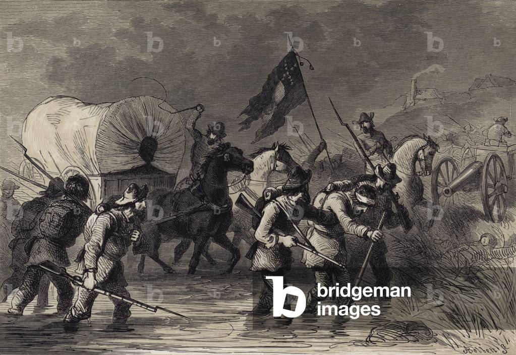 Lee's Retreat after the Battle of Gettysburg (engraving)