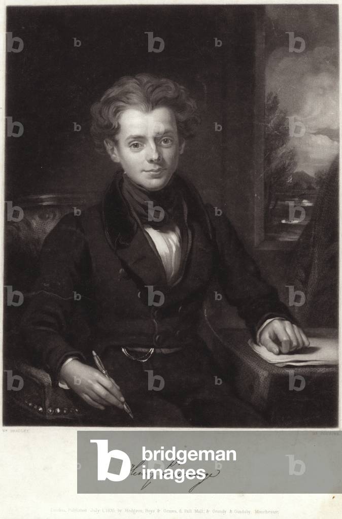 Portrait of Henry Liverseege (engraving)