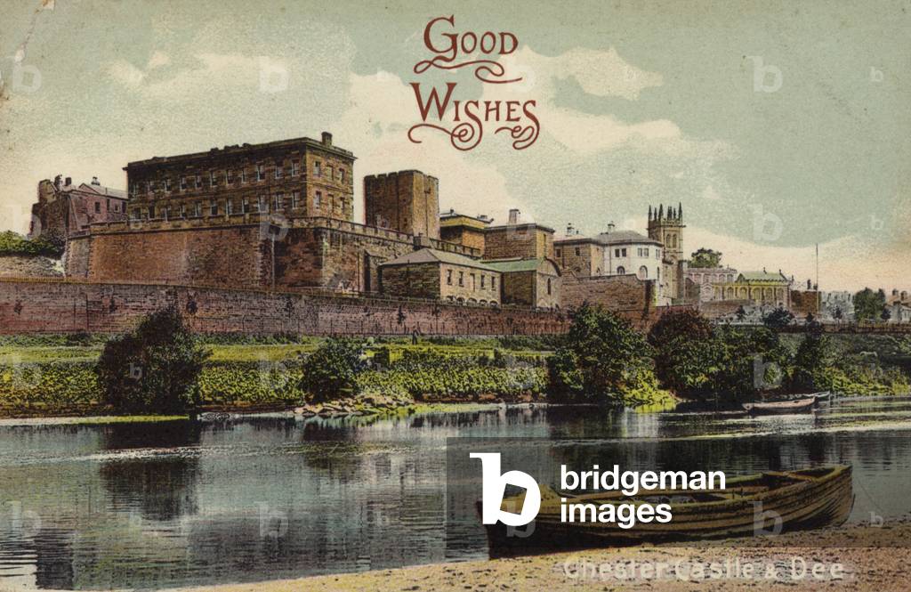 Chester Castle and Dee (photo)