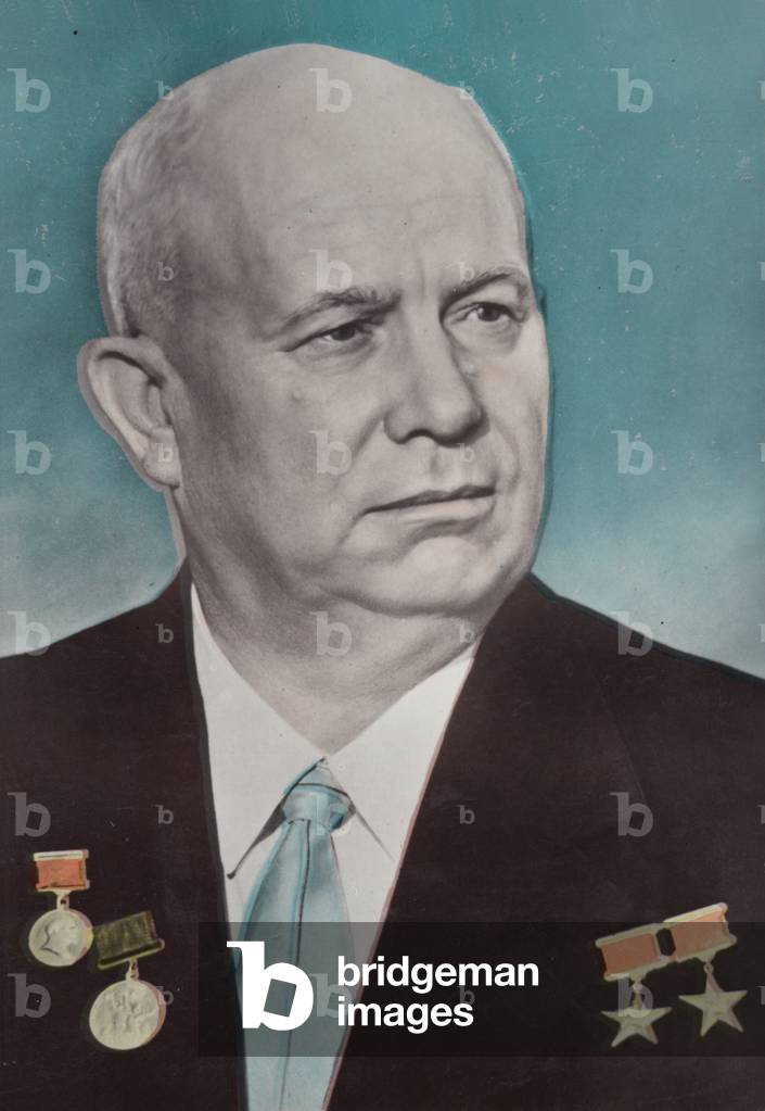 Nikita Khrushchev (coloured photo)