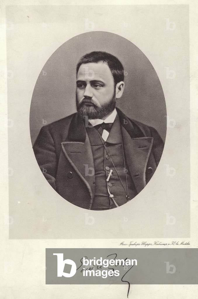Emile Zola (b/w photo)