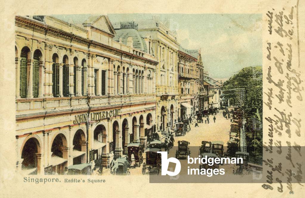 Raffle's Square, Singapore (colour photo)