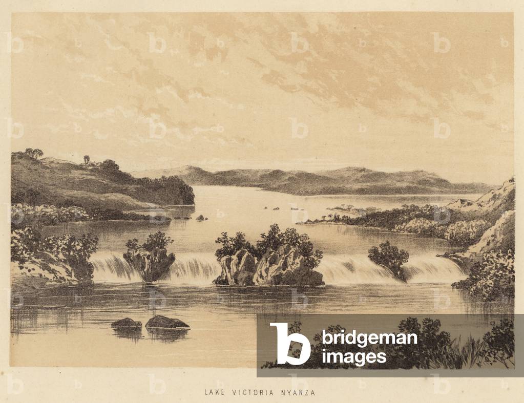 Lake Victoria Nyanza (litho)