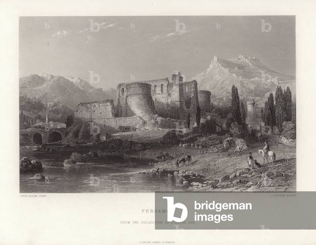 Pergamos, Turkey (engraving)