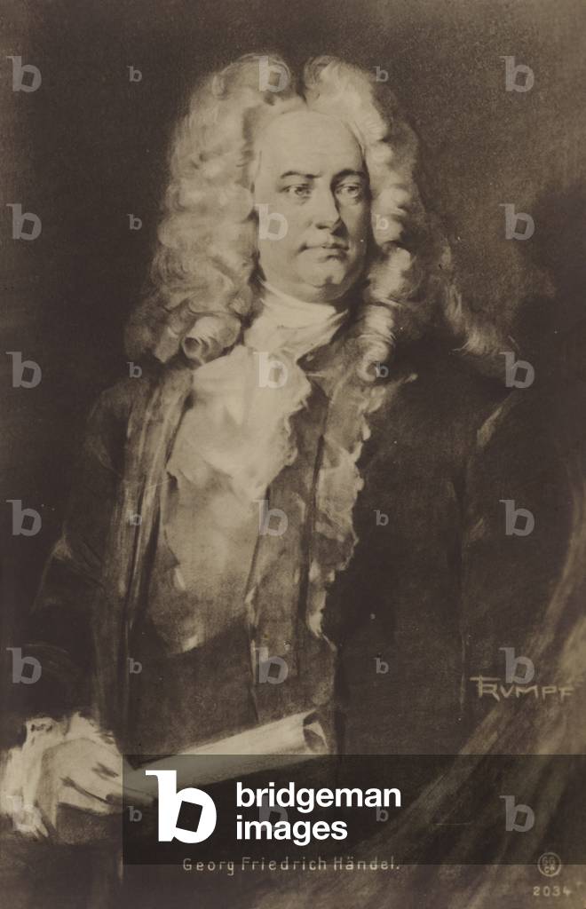 Portrait of George Friedrich Handel (litho)