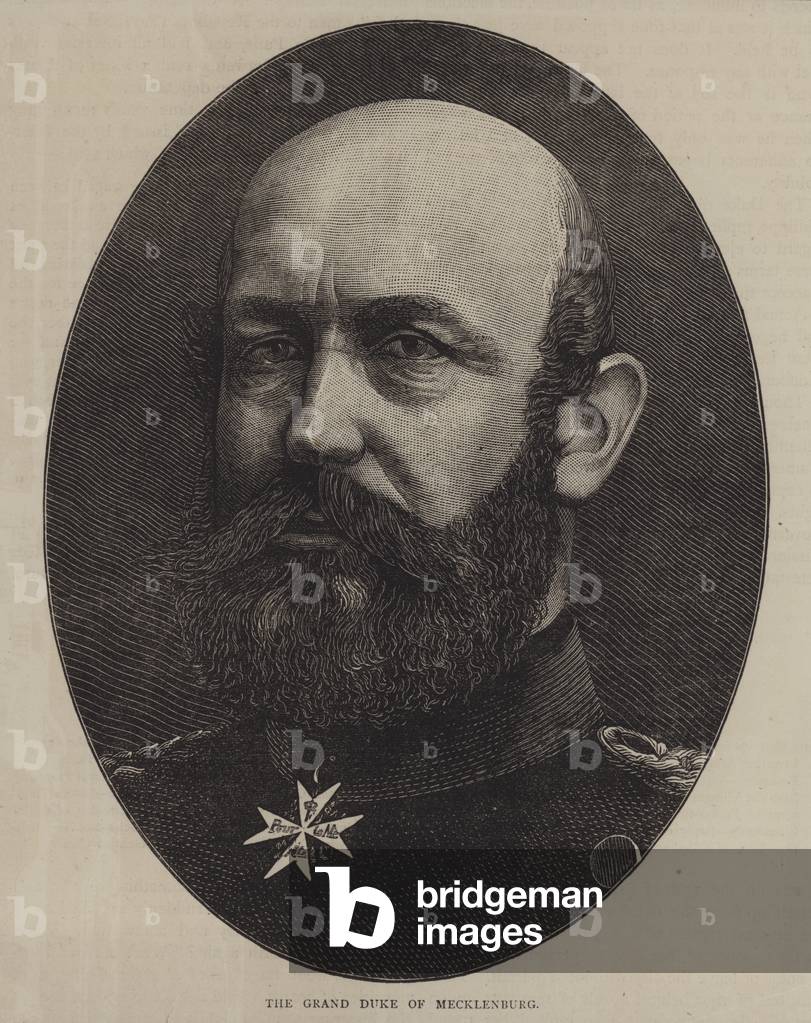 Frederick Francis II, Grand Duke of Mecklenburg-Schwerin (engraving)