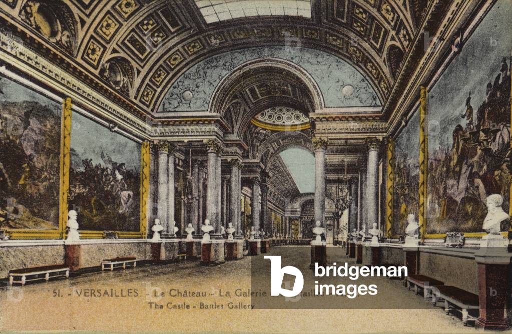 The Galerie des Batailles, Palace of Versailles (colour photo)