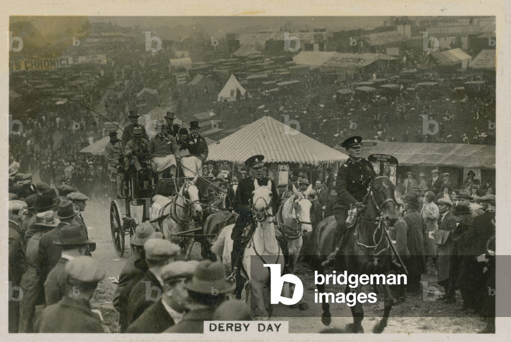 Derby Day (b/w photo)