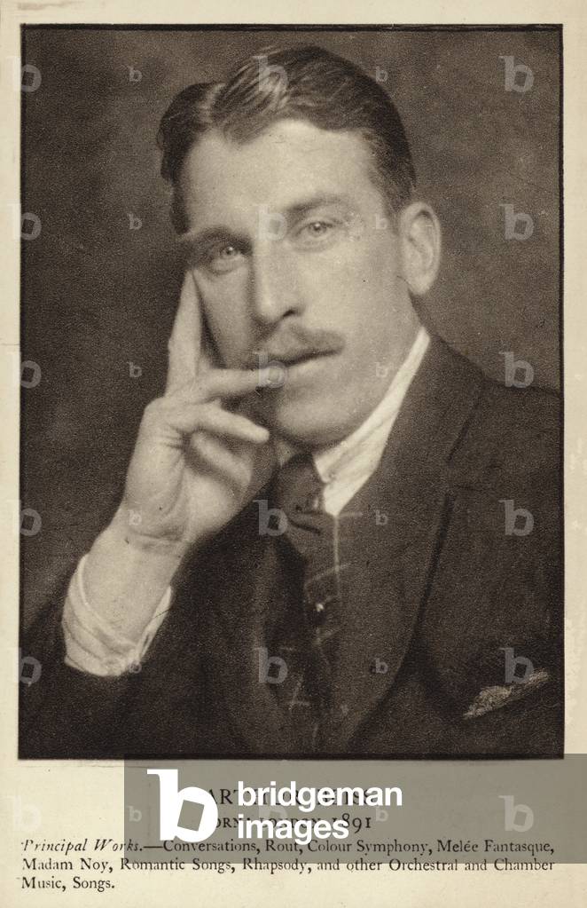 Arthur Bliss, English composer (1891-1975) (b/w photo)