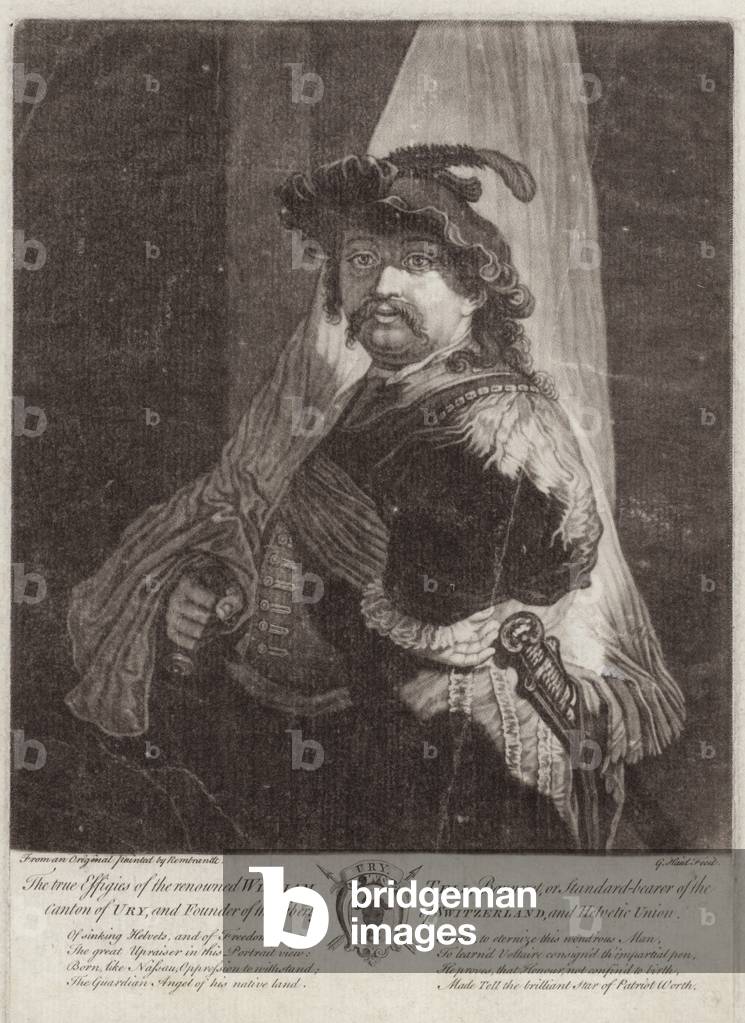 Portrait of William Tell (engraving)