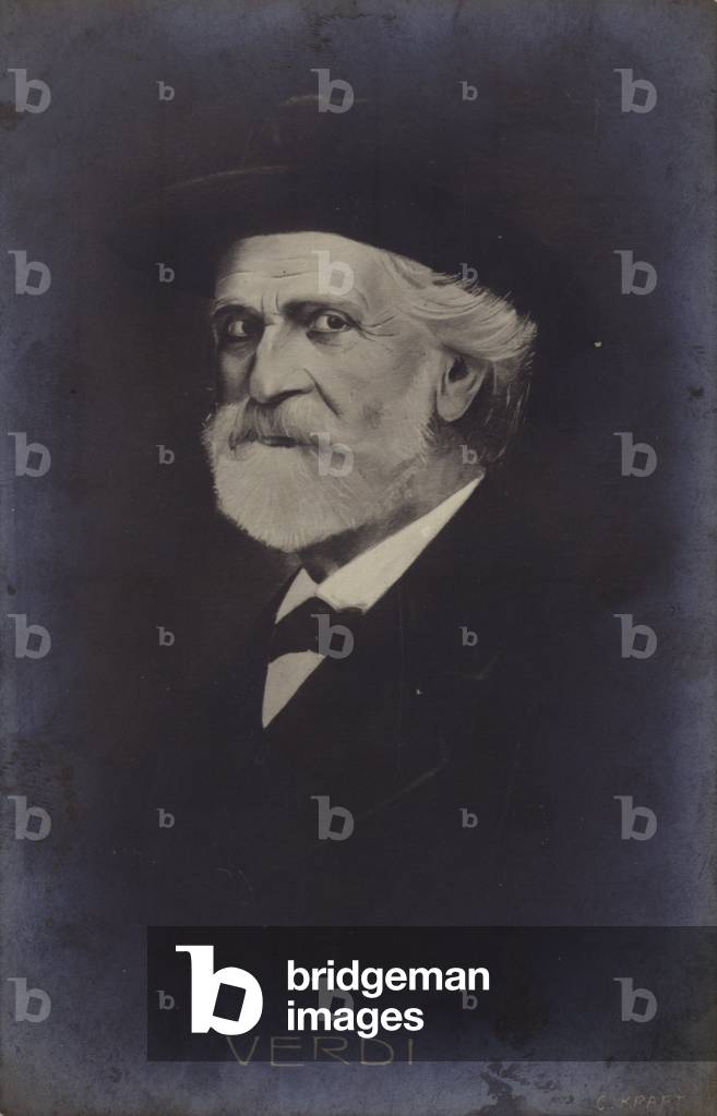 Portrait of Giuseppe Verdi (litho)