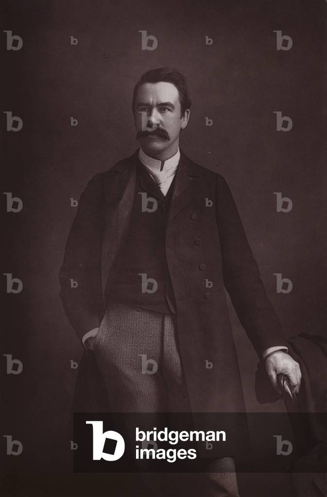 William Martin Conway, English art critic, politician and mountaineer (b/w photo)