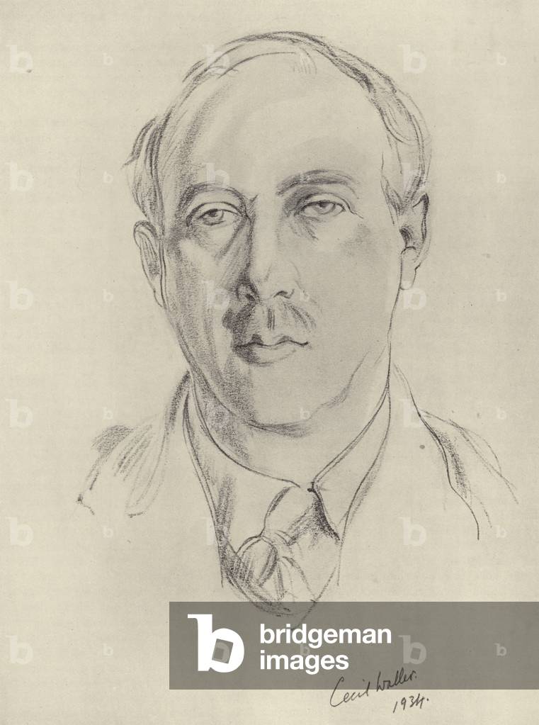 Francis Brett Young, English novelist and poet (litho)