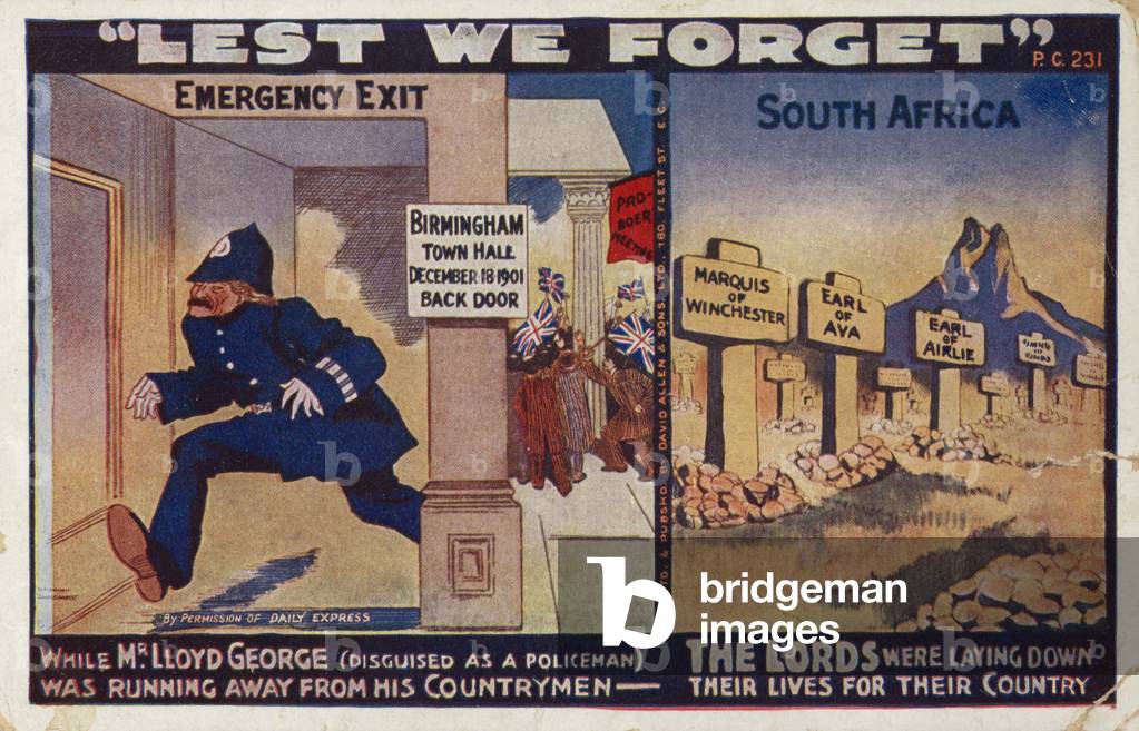 Lest We Forget, c1901 (colour litho)