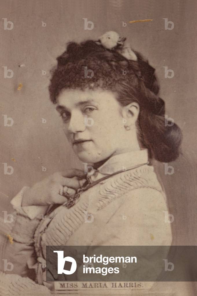 Miss Maria Harris (b/w photo)