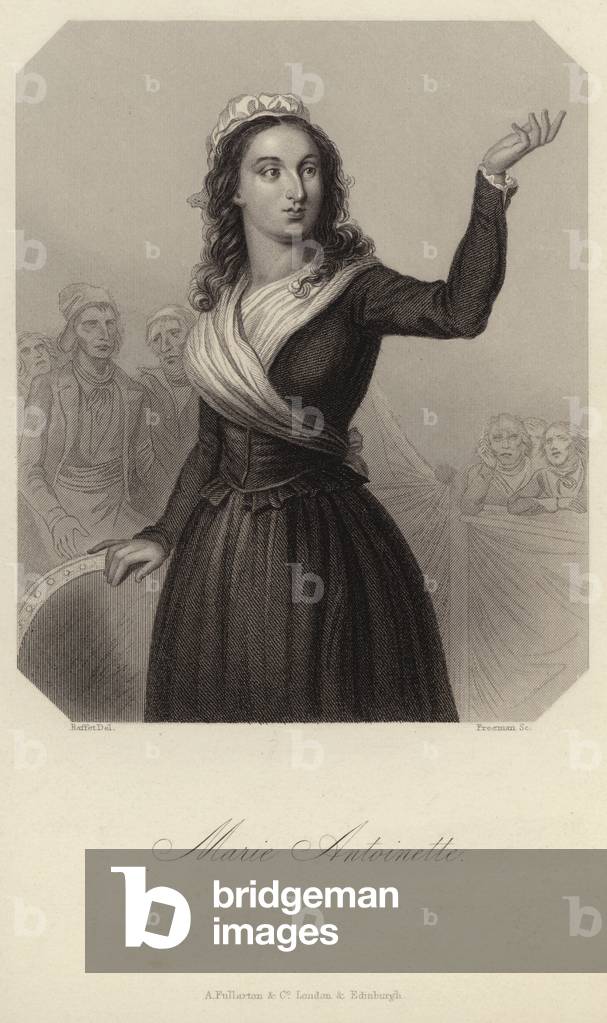 Marie Antoinette - Queen of France (1755  1793) (engraving)