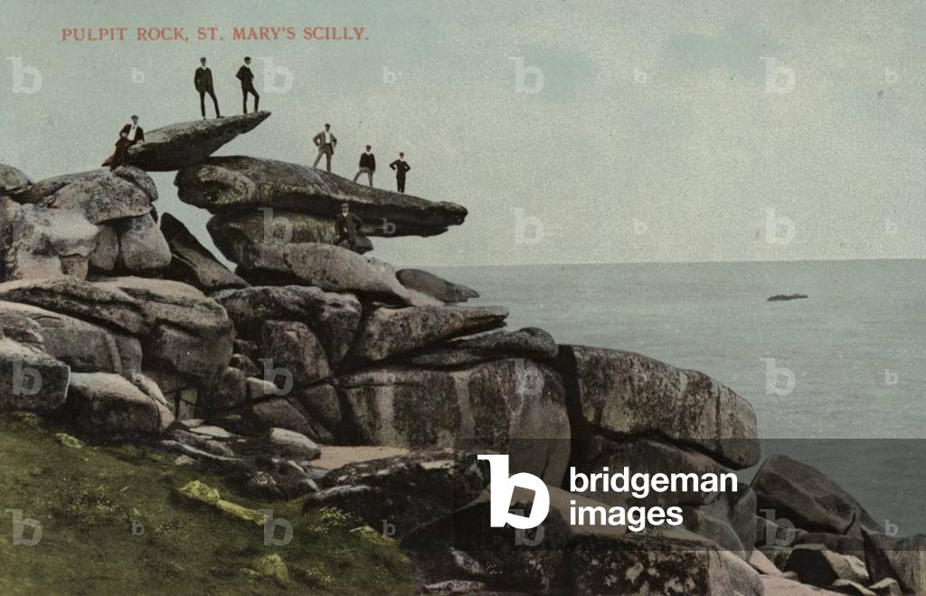 Pulpit Rock, St Mary's Scilly (photo)