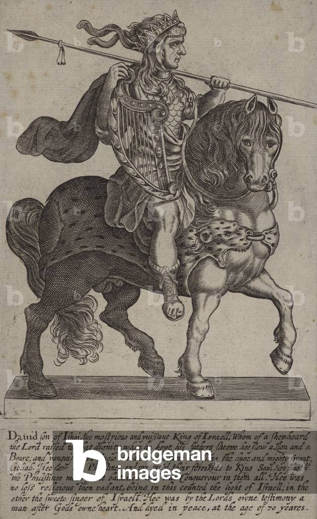 David, King of Israel (engraving)