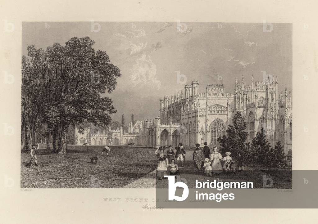 West Front of Eaton Hall (engraving)