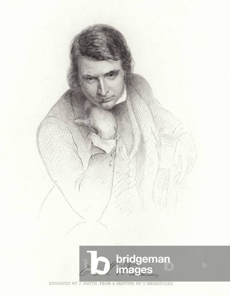 Edward Matthew Ward, English Victorian painter (engraving)