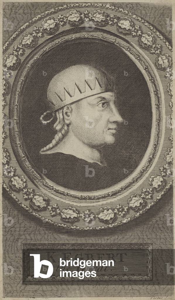 Egbert, King of Wessex (engraving)
