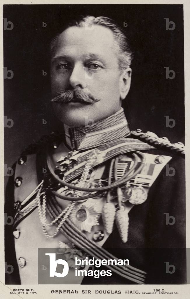 Portrait of General Sir Douglas Haig (b/w photo)
