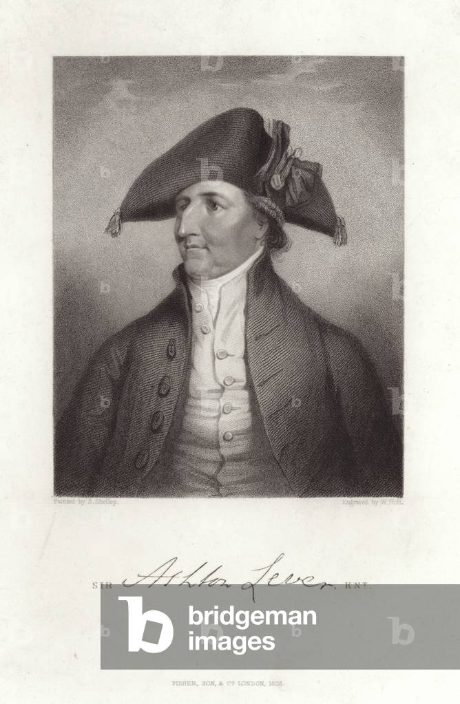 Sir Ashton Lever (engraving)