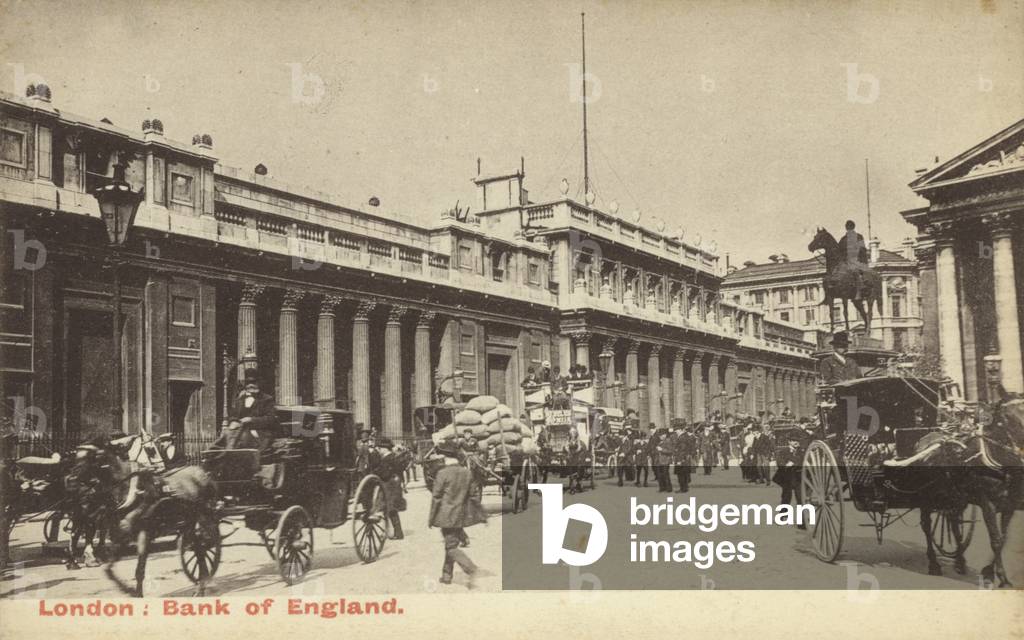 London: Bank of England (b/w photo)
