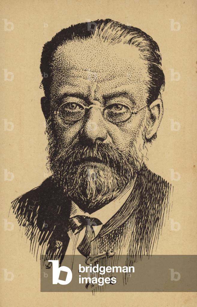 Portrait of Bedrich Smetana (engraving)