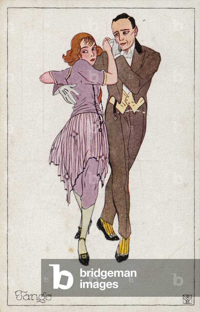 The Tango (colour litho)