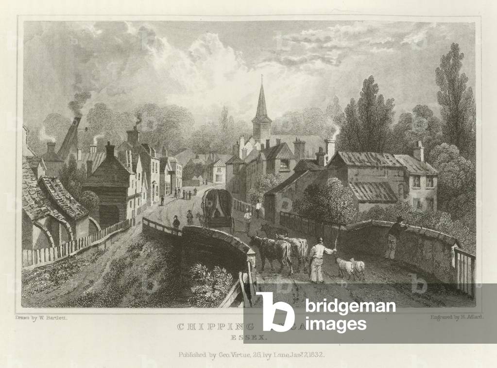 Chipping Ongar, Essex (engraving)