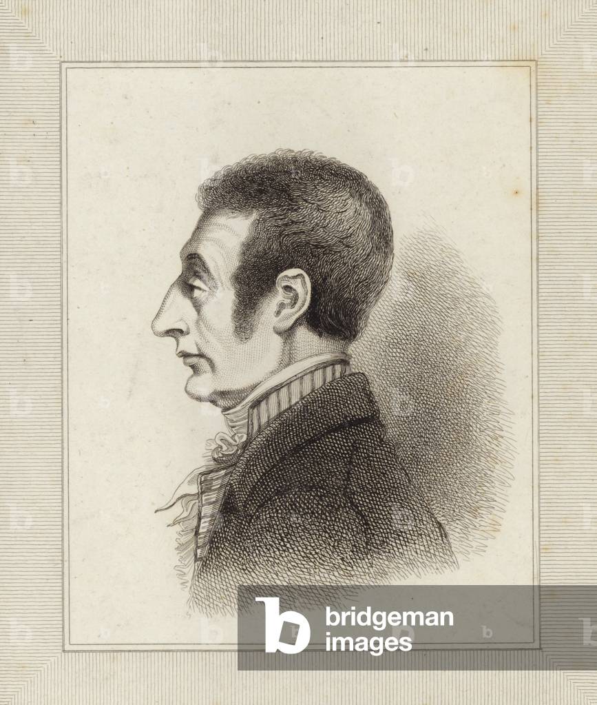 John Bellingham, assassin of Prime Minister Spencer Perceval (engraving)