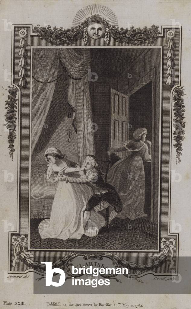 Scene from Clarissa, by Samuel Richardson (engraving)