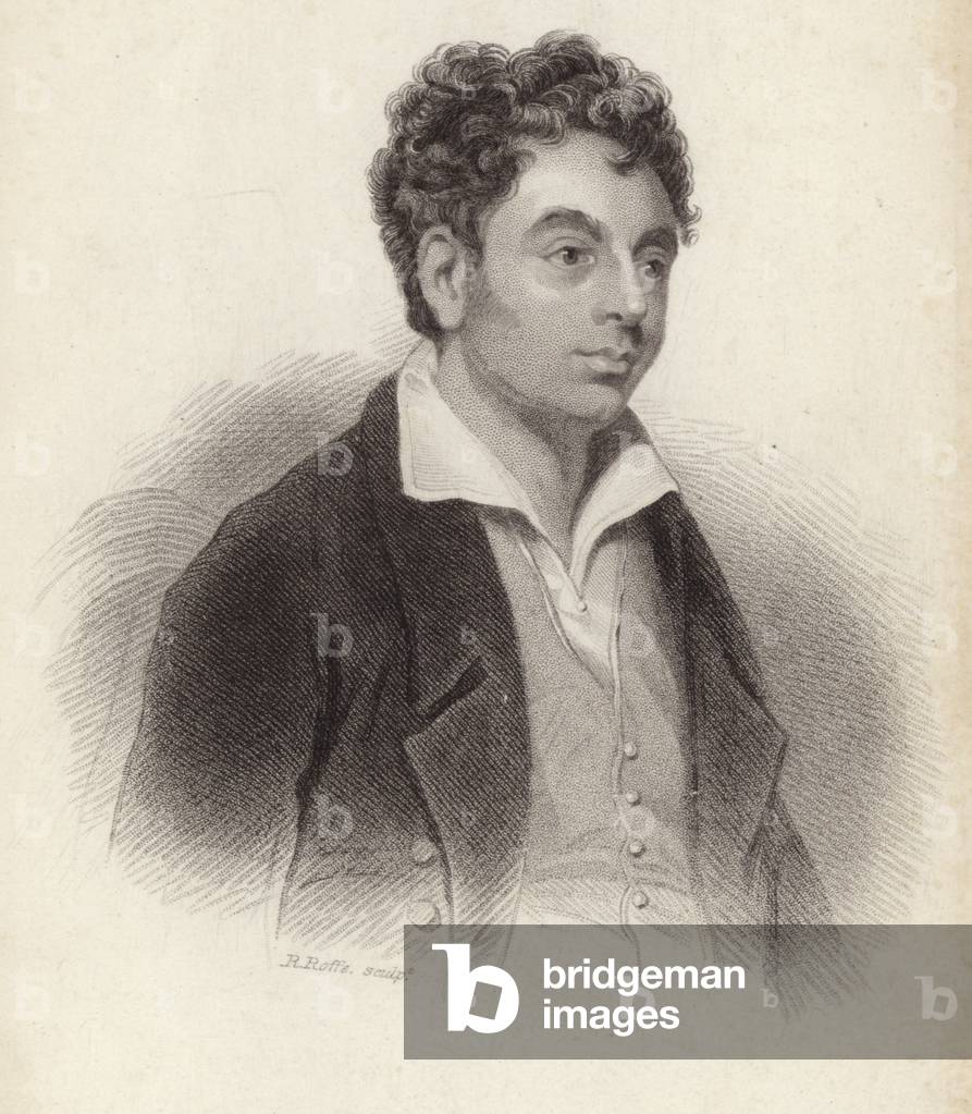 Portrait of the poet Robert Southey (engraving)