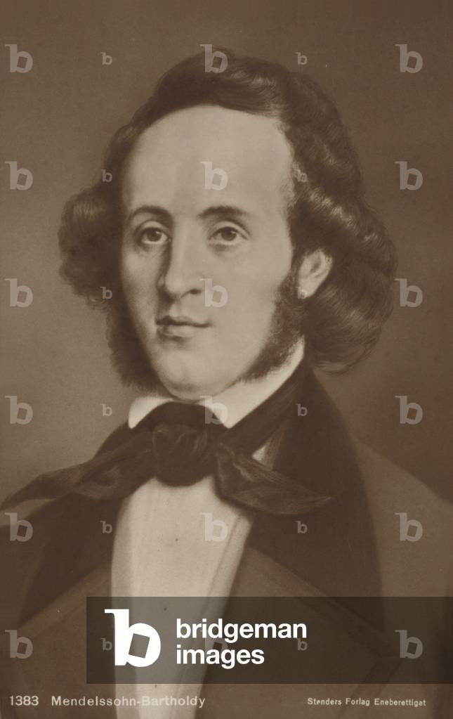 Portrait of  Felix Mendelssohn (litho)