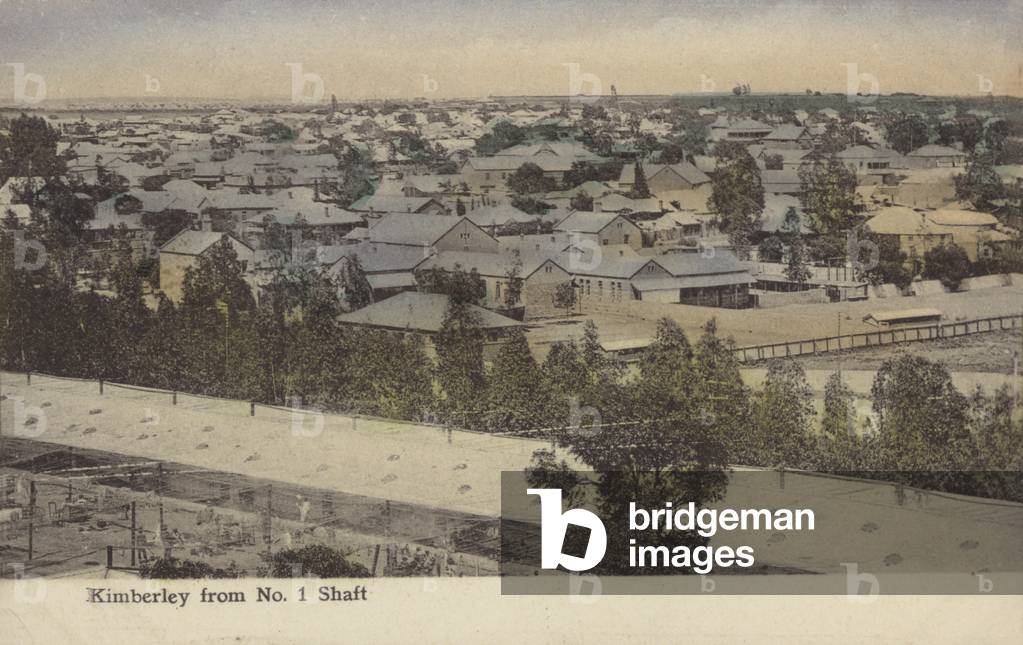 Postcard depicting a general view of Kimberley (photo)