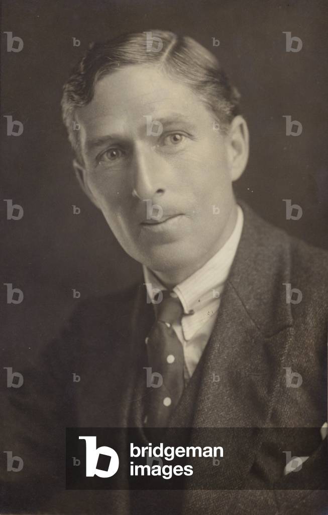 Philip Gibbs (1877-1962), English journalist, war reporter and novelist (b/w photo)