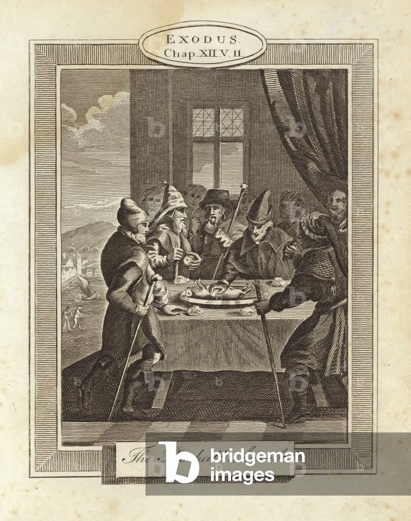 The paschal lamb (engraving)