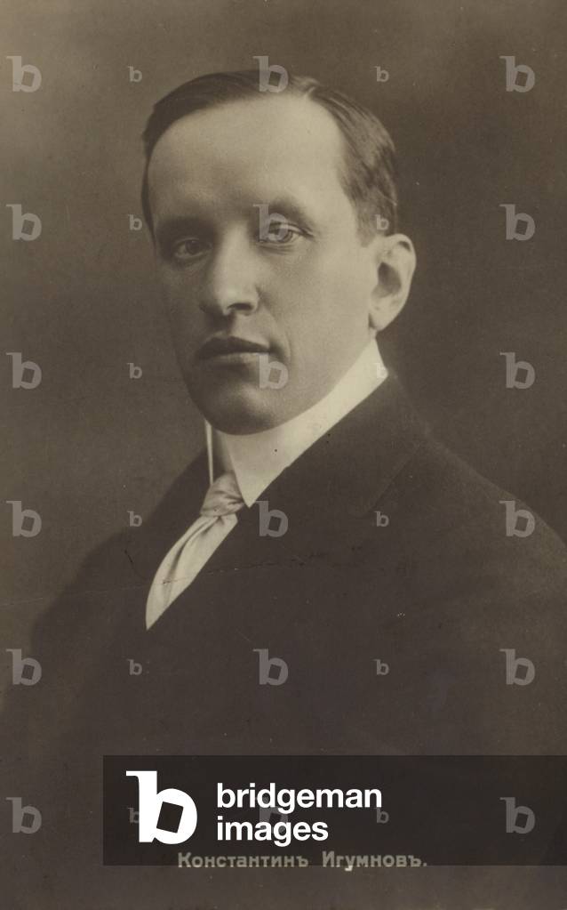 Konstantin Igumnov, Russian pianist and teacher (b/w photo)