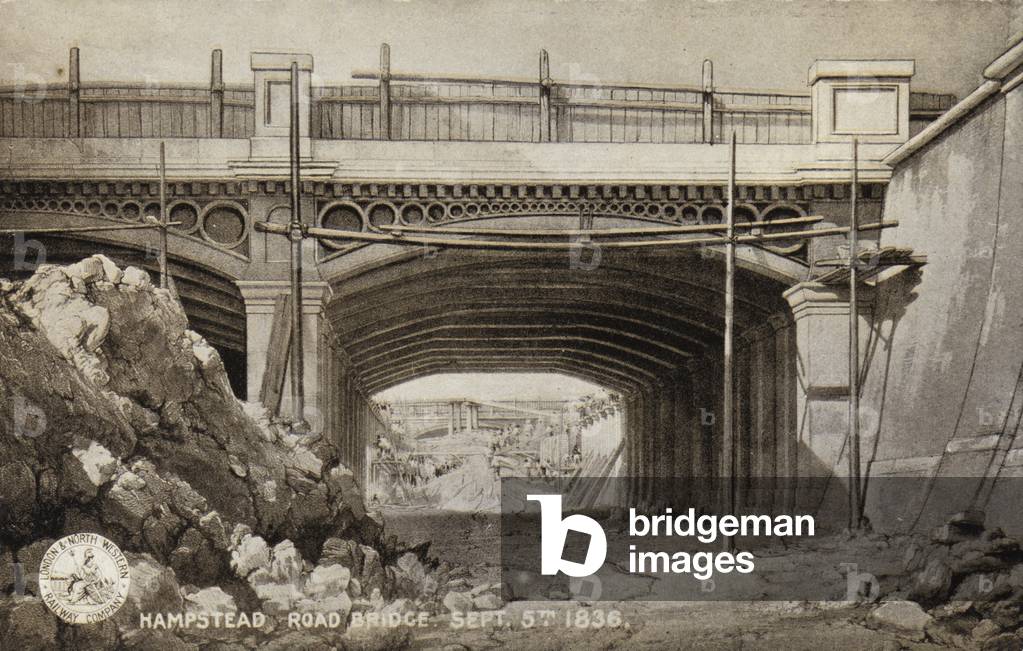 Hampstead Road Bridge, Sept. 5th. 1836 (litho)