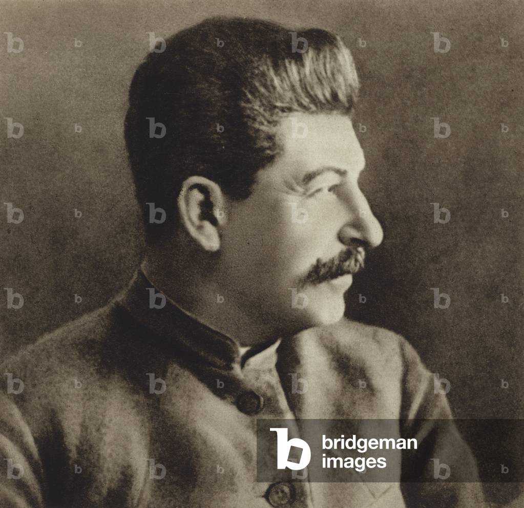 Soviet leader Joseph Stalin, 1927 (b/w photo)