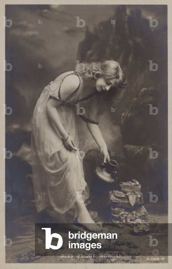 Peggy Morgan, British actress (b/w photo)